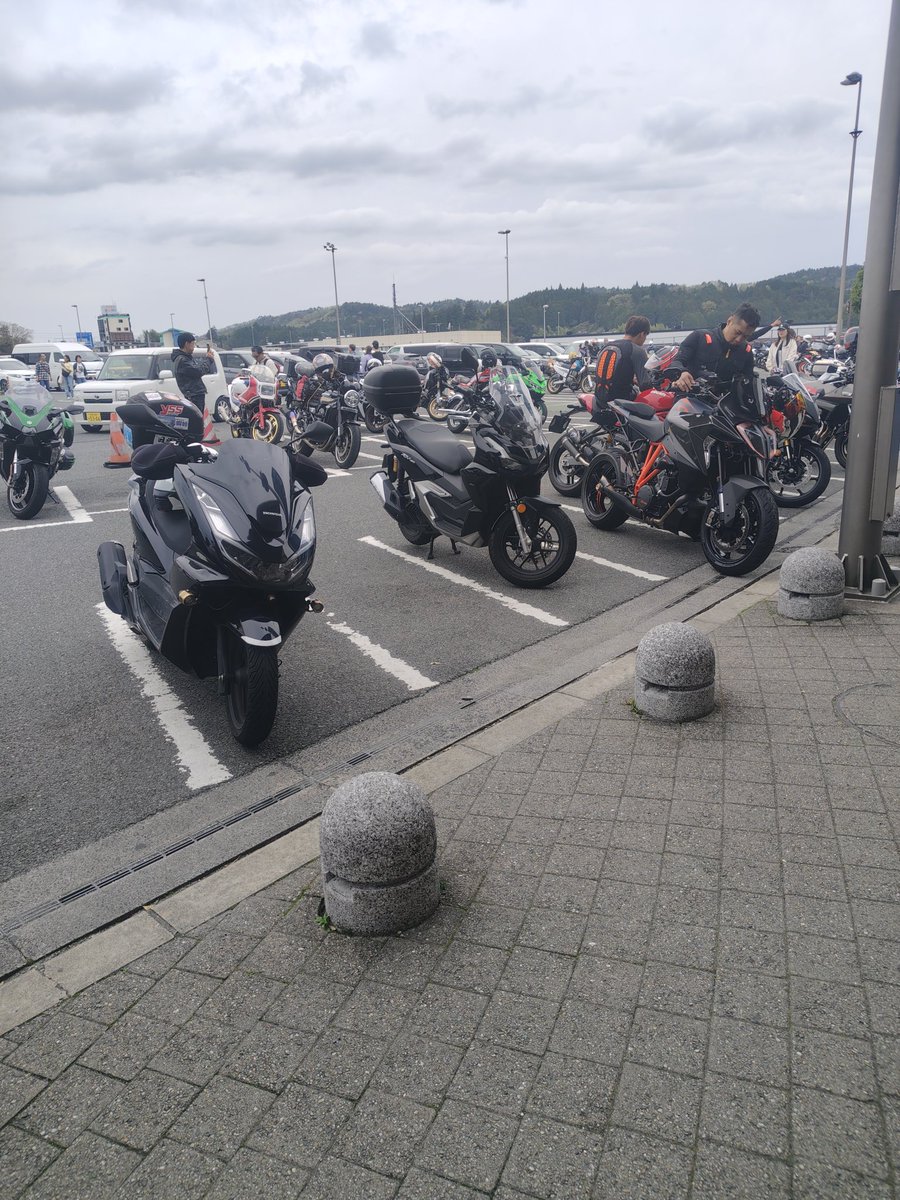 道の駅黒滝〜針テラスまで。
久々にPCXで２００キロ走ったな