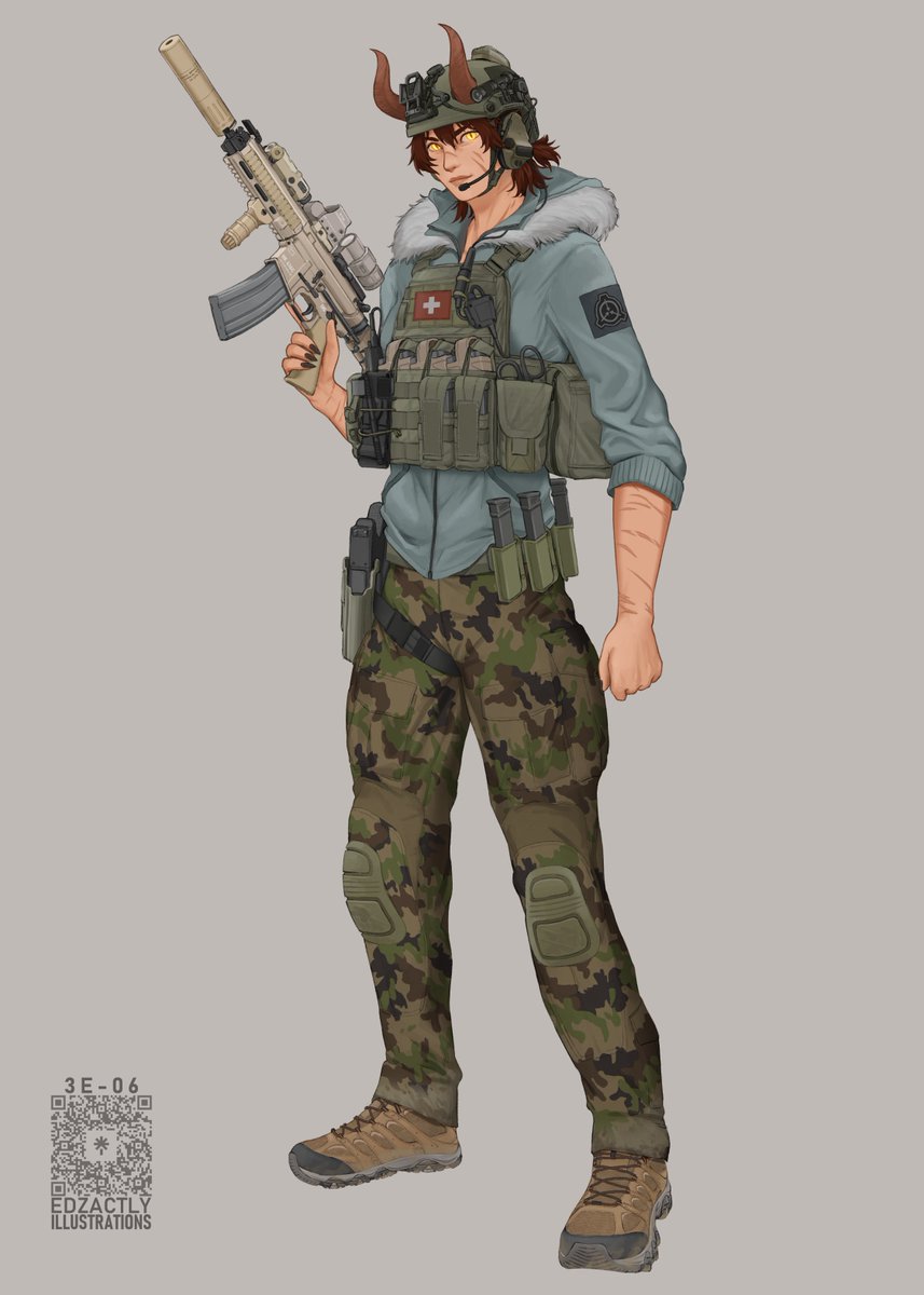 edzact_ly's tweet photo. demon girl operator 😈 || commission for @kokichi_1337 https://t.co/q5HIEUW911