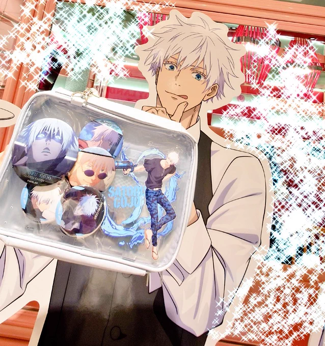 きゃああああああああ!!!!!!!!!!//////ごじょーせんせーーー!!!!!かっこいいいいいいいいよぉぉぉぉ!!!!!!!!/////////// ふぁああああ!!!!!!/////(ฅ///ฅ*)←かっこよすぎてあんまり近づけなかったヤツ ※少なくても私にはこう見える(?)