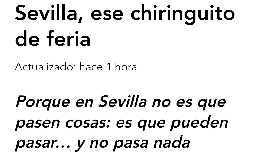 La ordenanza de la Feria de Sevilla es clara: una caseta no es un activo económico con el que lucrarse. Apelar a la caridad no exime del cumplimiento de las normas, que deberían ser iguales para todos.

<a href="/AmparoGraciani/">Amparo Graciani</a> escribe sobre la polémica de la caseta de la Hermandad del