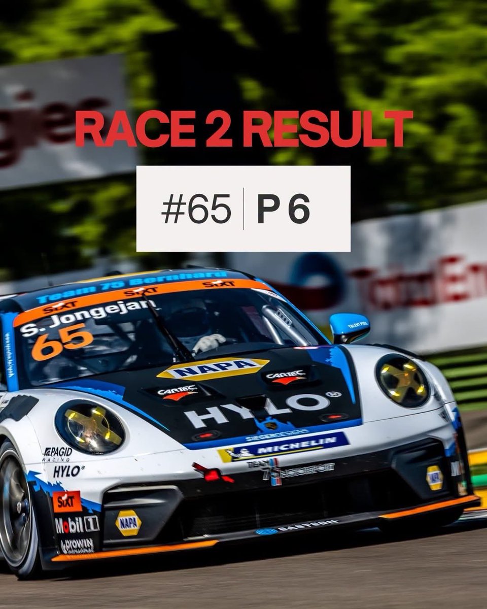 team75bernhard's tweet photo. 𝗥𝗮𝗰𝗲 𝟮 ✔️

👉 with a victory for Sam Jongejan in the Rookie classification as well as a second place for Michael Essmann in ProAm 🙌

P 6 (P 1 in Rookie) - Sam Jongejan
P 23 (P 2 in ProAm) - Michael Essmann
Not classified - Gian Luca Tüccaroglu

#Team75Bernhard #Motorsport https://t.co/21HOHspUv2