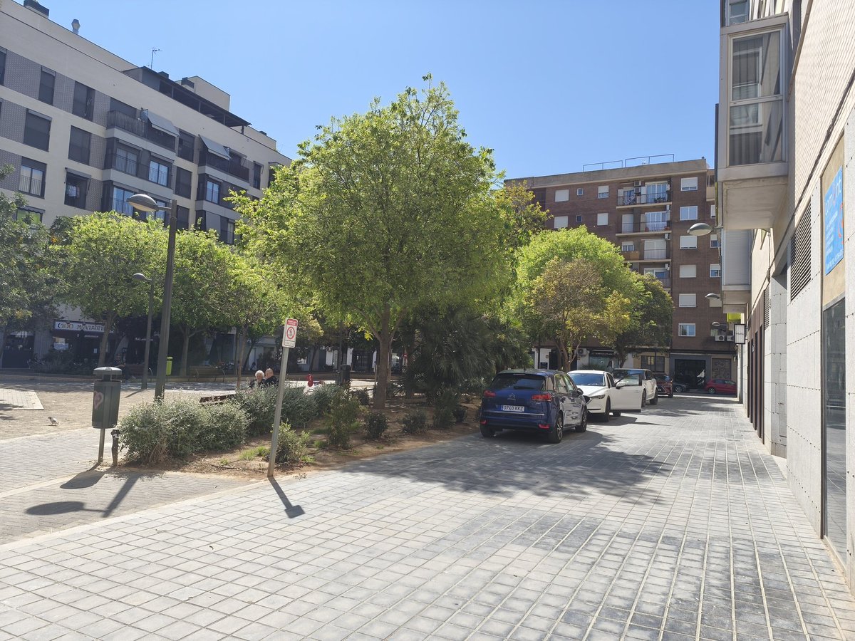 nugarru's tweet photo. #PorqueYoLoAparco Peatonal Gayano Lluch, 19/04, 11:30h. Nada mejor que aparcar a la sombra, total, aquí vale todo, verdad @AjuntamentVLC  y @policialocalvlc ? https://t.co/54aOLLf6O1
