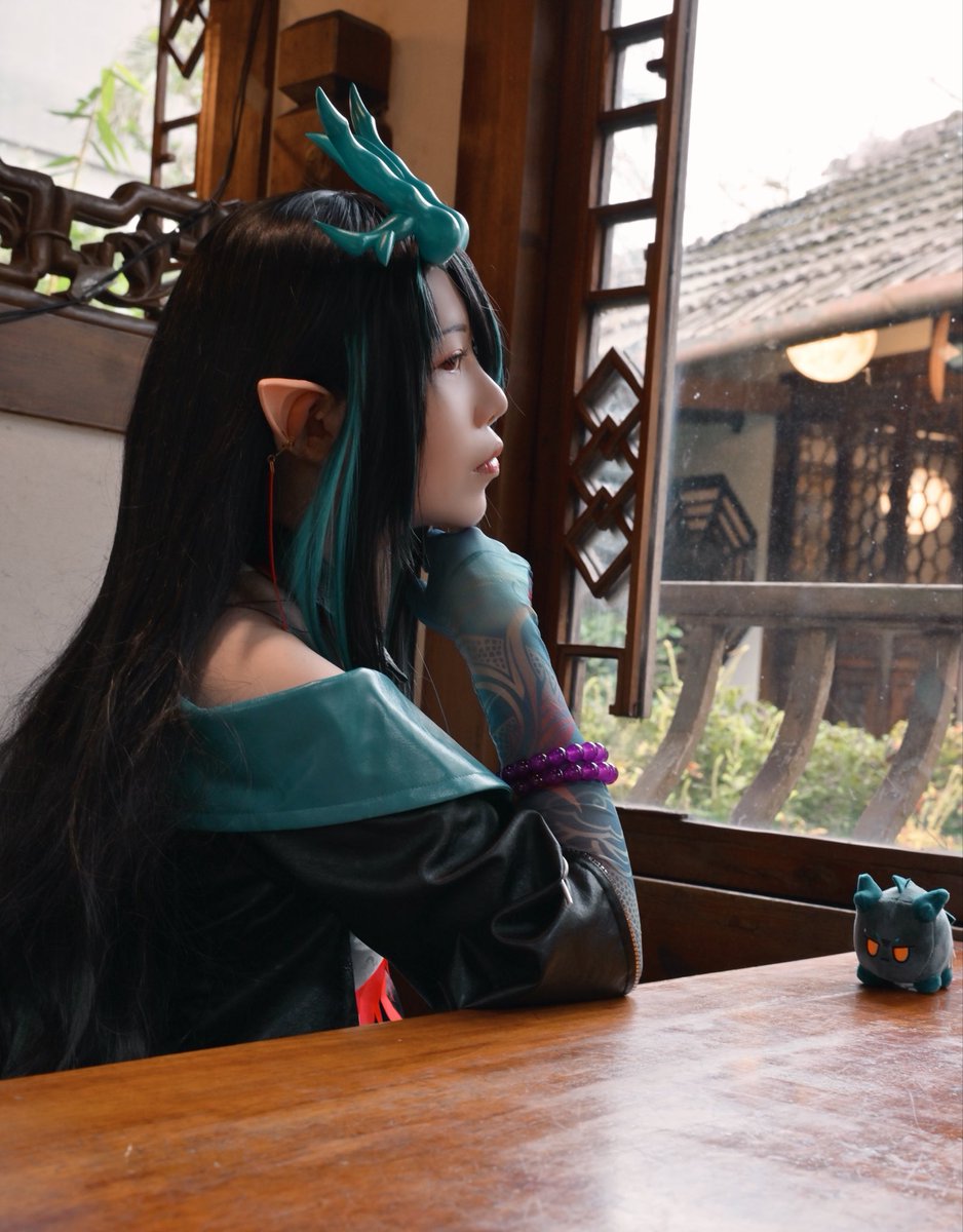 🍵
.
#明日方舟
#アークナイツ 
#Arknights
#夕 #Dusk
#cosplay #cos