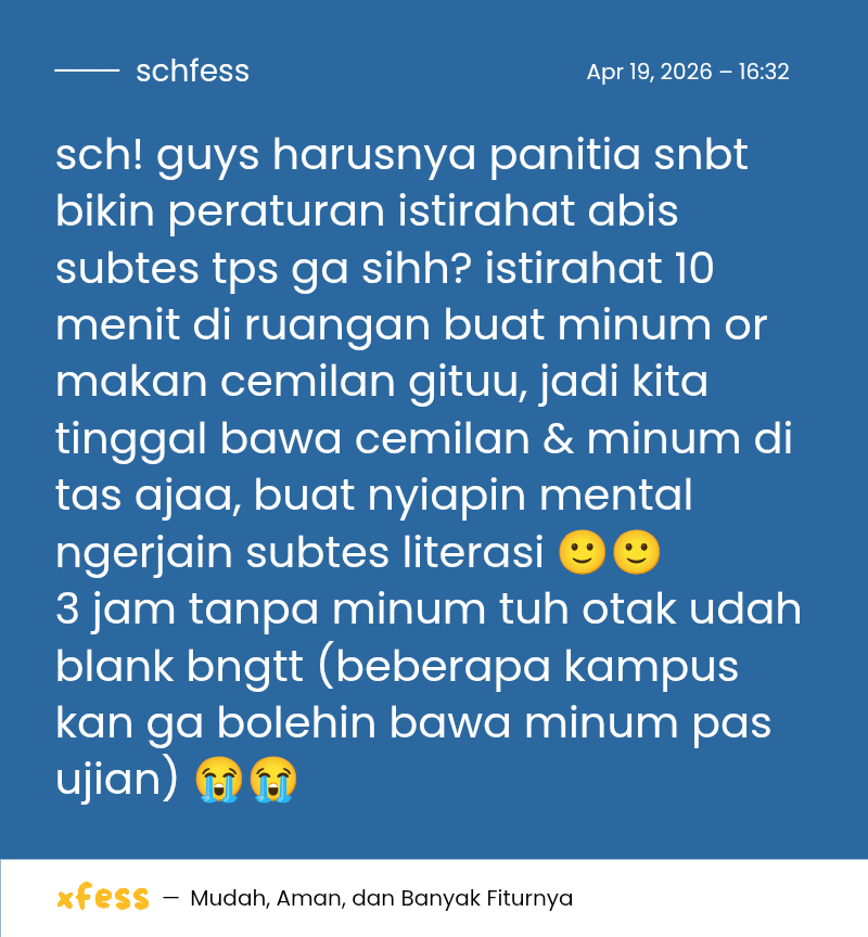 Schoolfess tweet media