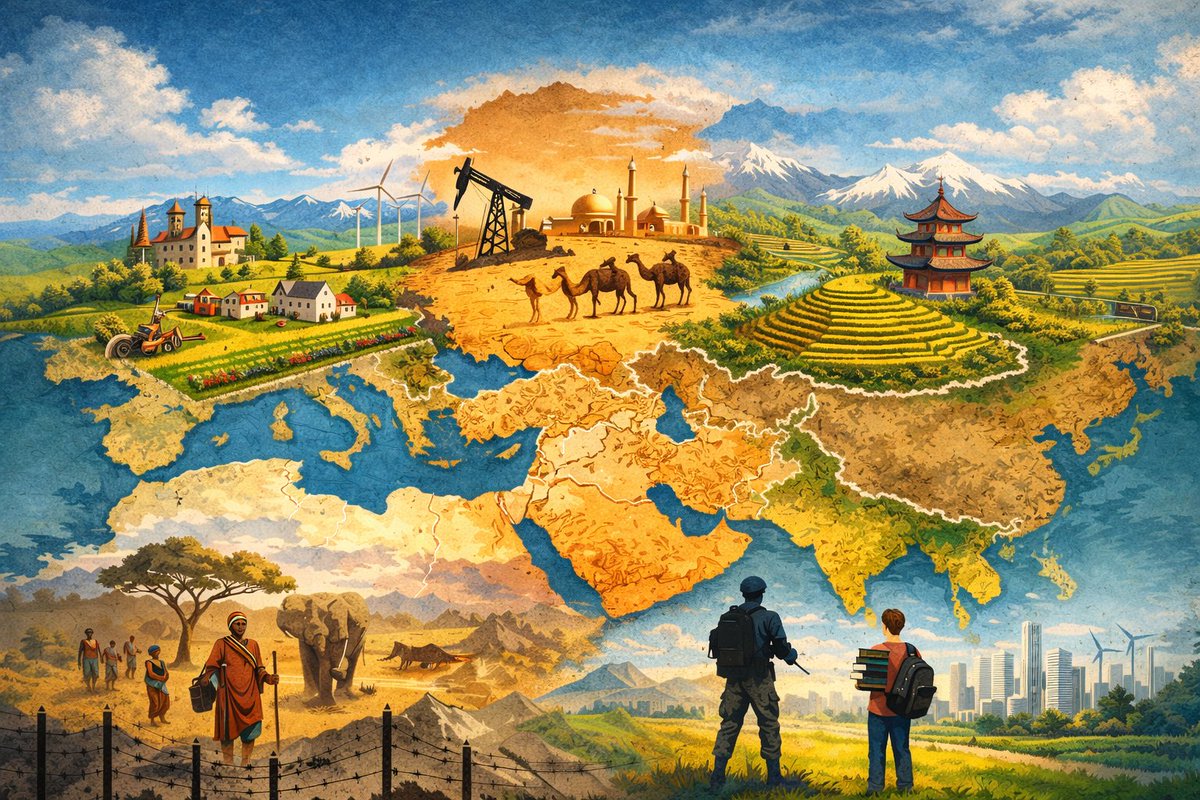 Gokturk0034's tweet image. People, states, and societies are shaped by the opportunities and constraints of the geography they inhabit. Geography draws the boundaries of destiny, but how you live within those boundaries is your choice.

#weekend #geography