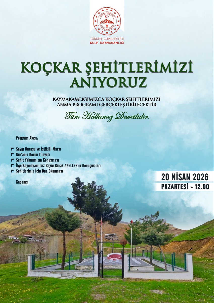 Kulp Kaymakamlığı tweet media