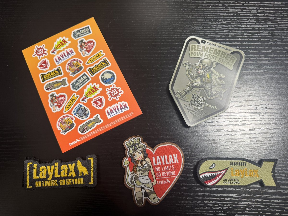 aburaya_aruji's tweet image. 本日（4月19日）#クリムライン　で一緒に遊んでいただいた皆様ありがとうございました😊何と #laylax のシンヤさんと遊ばせでいただきプレゼントまでいただきました🎁ありがとうございました😭
#夫婦でサバゲー　#サバゲー　#油屋