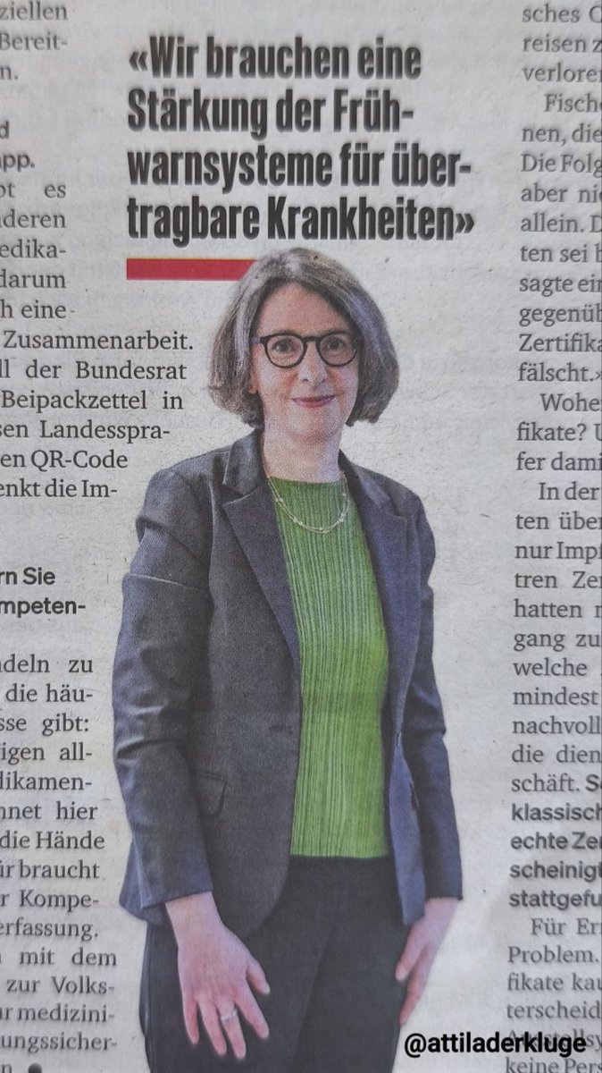 AttilaDerKluge's tweet image. Ohne Worte...
#BAG #AnneLévy

SonntagsBlick vom 19.4.2026