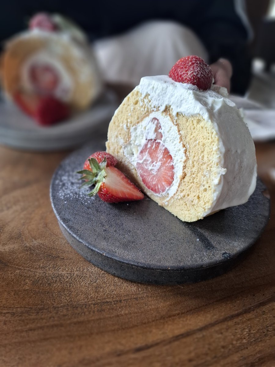 反り腰気味のケーキ