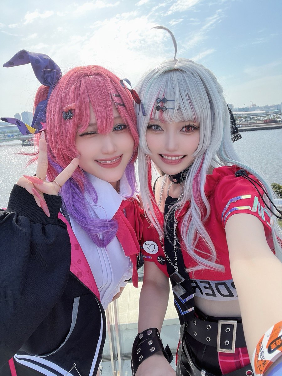 ❤️‍🩹🧸🌙で居ました！写真集手にとって頂いた方ありがとうございました😭😭

#にじそうさく11 
#にじそコス