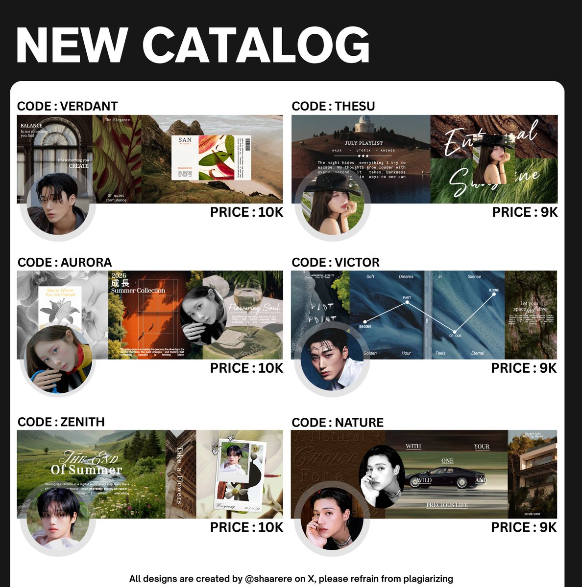 Hai, besok aku mau ngadain optip Layout serba 5k buat catalog ini. Ada yang mau di tag? #zonauang #zonaduit