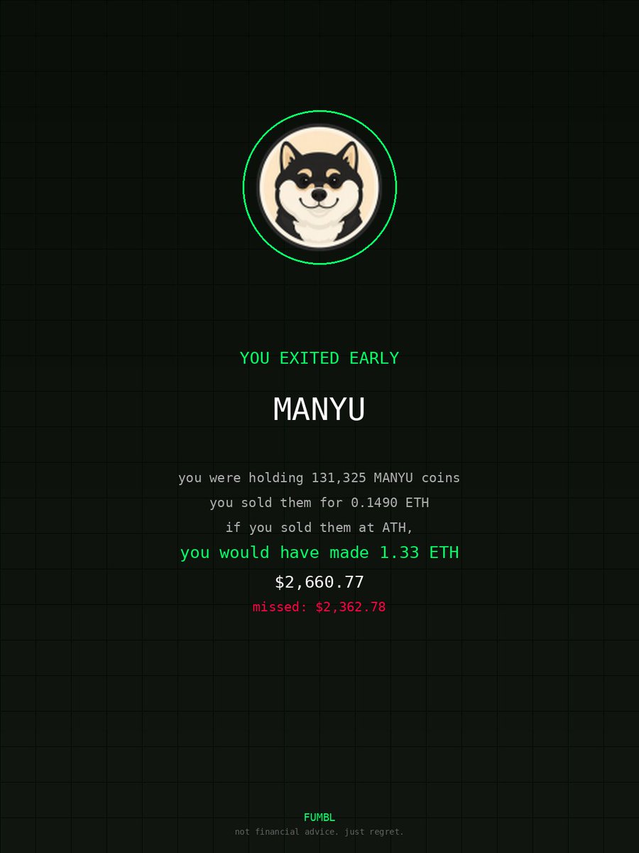 Caboto123_'s tweet image. just checked fumbledbags.xyz bro generational sell on $RISE 
coulda been rich )_: 

0xE74200193FDb4195e8b7Fc2D263af4a8322b5A5A 
#rainbow  $ALT