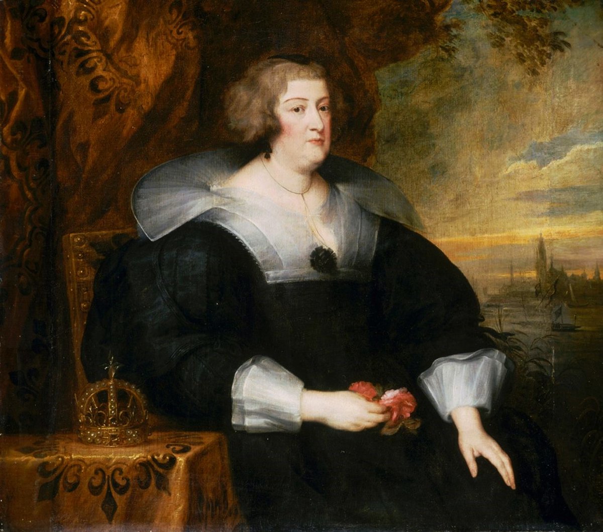 CachauPhilippe's tweet photo. #Portraits autrefois dans la #chambre de #Louis XV -XVI à #Versailles :
-#Titien, François Ier, 1538, Louvre.
-#AntonioMoro, Don Juan d'Autriche, 1565, Louvre.
-#Rubens, Elisabeth de France, vers 1630, Saint-Pétersbourg, Ermitage.
-#VanDyck, Marie de Médicis, vers 1640, Lille. https://t.co/AYuUWAGgcr