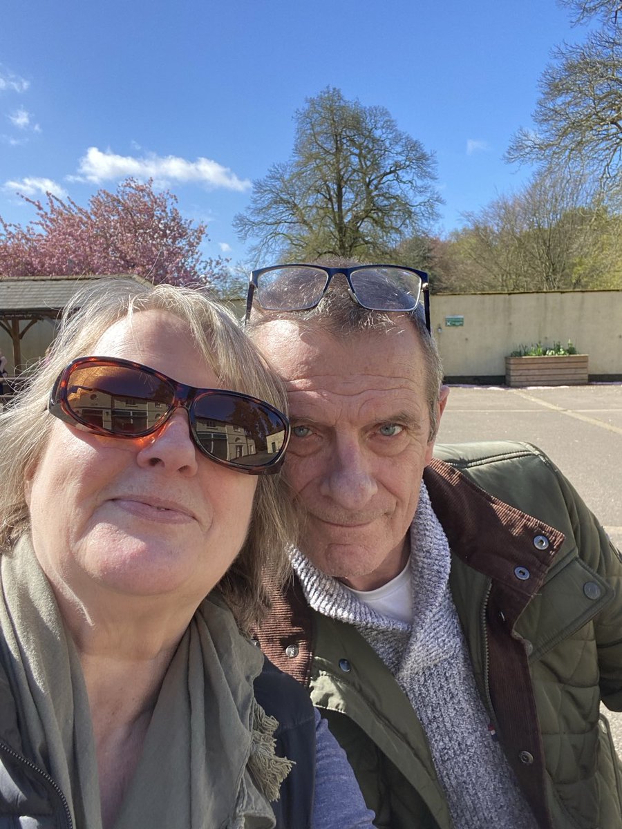 cfs_jo's tweet image. Early visit to the local Country Park (a mile from home) to see the ducks and have a coffee. Lovely sunshine. Feel so blessed to be able to get out with Dave today and also to feel the sun’s warmth. #ME