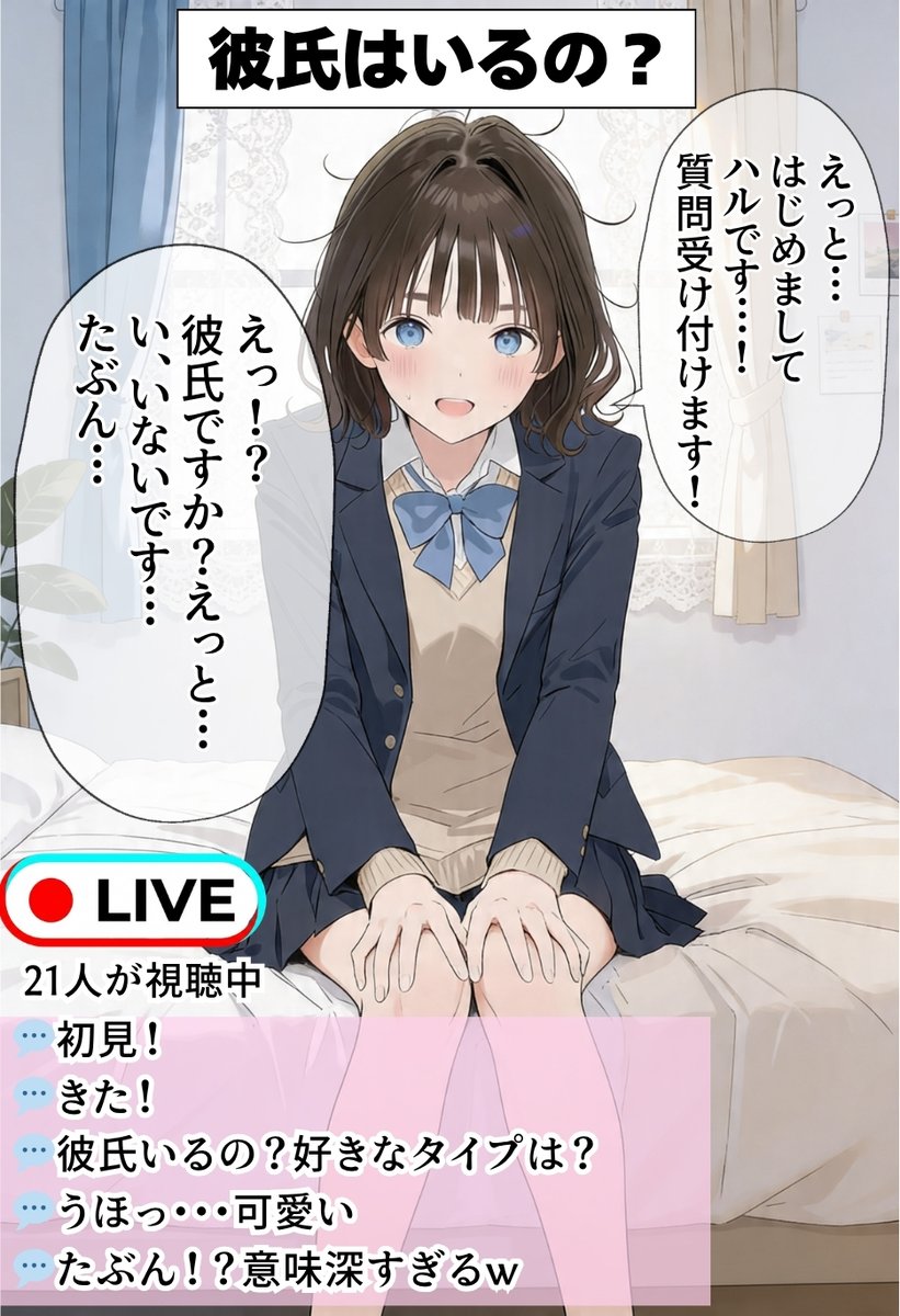 ハルちゃんは今日こそバズりたい！ tweet media