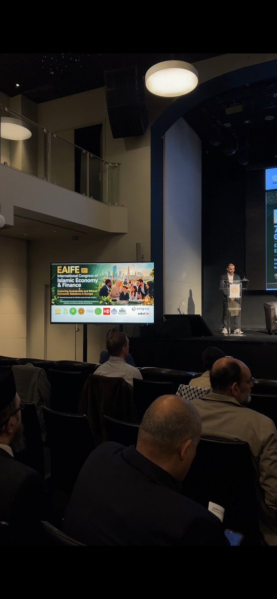 drdawaba's tweet image. 🌍 7th International Congress on Islamic Economy &amp;amp; Finance
We had the honor of gathering experts, researchers, and participants from different backgrounds to discuss the future of ethical and sustainable economic models.
#IslamicEconomics #Conference #Brussels #Finance #Ethics