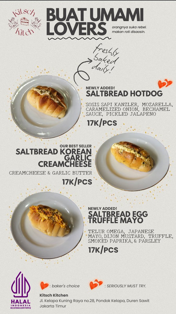 urikitschkitch's tweet photo. Hello kawan kawaaaan..
Buat rabu 22 April aku buka PO untuk roti sordo yaa..

Yuu ikutaan.. 

Moots yang lewat tolong bantu RT yaa 🙏 https://t.co/O5UhgpCUAN