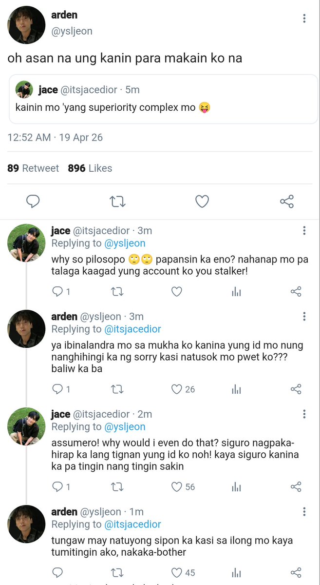 ✎ — umuulan sa españa, tila tadhana

— a #taekookau wherein JD (th), a thomasian, accidentally hits Arden (jk), an isko, with a billiard stick and ball. but Arden's forgiveness comes with a catch.

"pustahan tayo. pag nanalo ka, papatawarin kita. pag nanalo ako, magiging tayo."