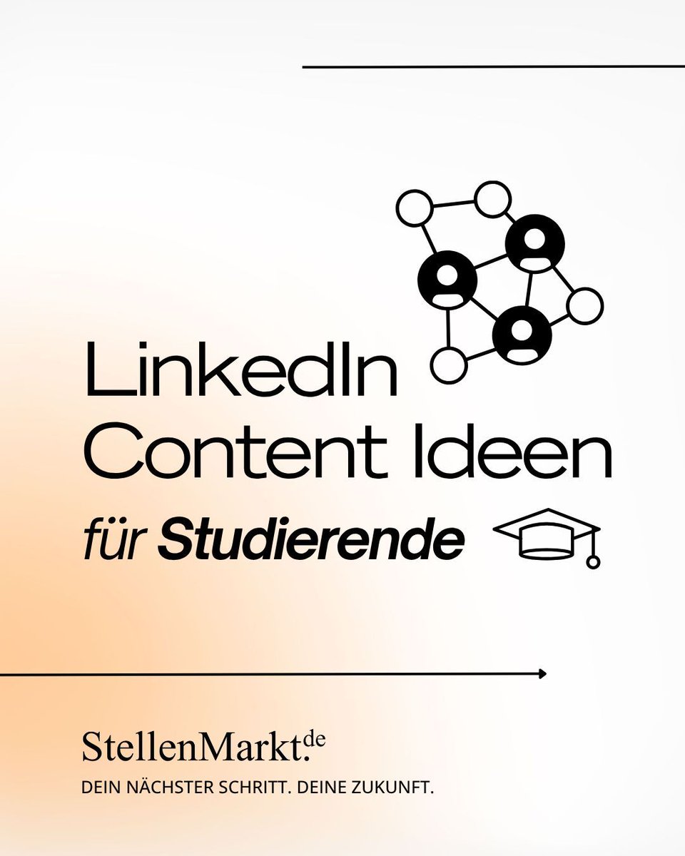 stellenangebote's tweet image. 🎓 Keine Ahnung, was du auf LinkedIn posten sollst?

Diese Content-Ideen für Studenten bringen dich nach vorne, auch ohne viel Erfahrung. 🙃

👉 Swipe durch &amp;amp; starte noch heute mit deinem ersten Post!

#linkedin #berufseinsteiger #karrieretipps #karrierestart #personalbranding