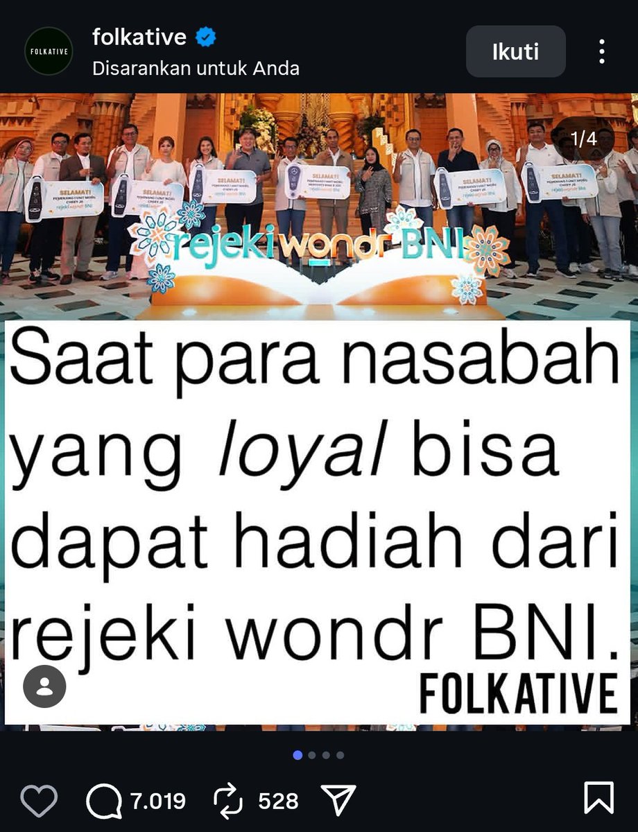 Hookkk cuuhhhh akun bajer untung gueh ga pernah follow.