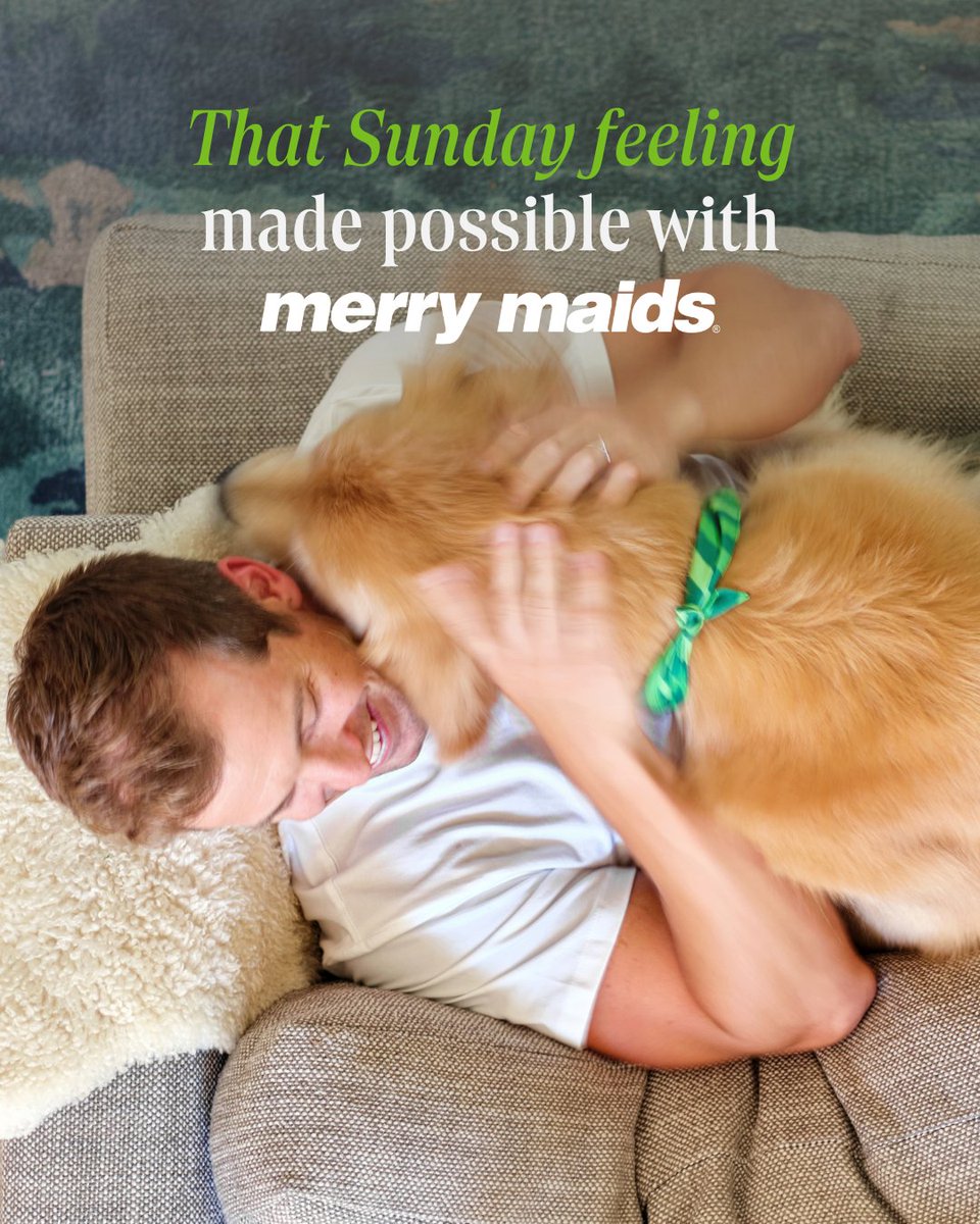 merrymaidsUK's tweet image. That Sunday feeling starts with a clean home.

Family time, made possible.

merrymaids.co.uk | 0800 0213072 | shop.merrymaids.co.uk

#MerryMaids #Sunday #MadePossible