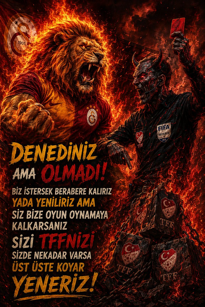 MuhammedAbdlka2's tweet photo. Gençlerbirliği - Galatasaray maçında sanenin tertemiz golunu ofsait gerekçesiyle iptal ettiniz, elinizden geleni arkanıza koymadınız, ama sonuç. Galatasaray lider siz ve kirli oyunlarınız dipte.
#galatasaray #TFFMHKİstifa #cimbom #okanburuk #şampiyon #sondakika https://t.co/CqoMKyWlan