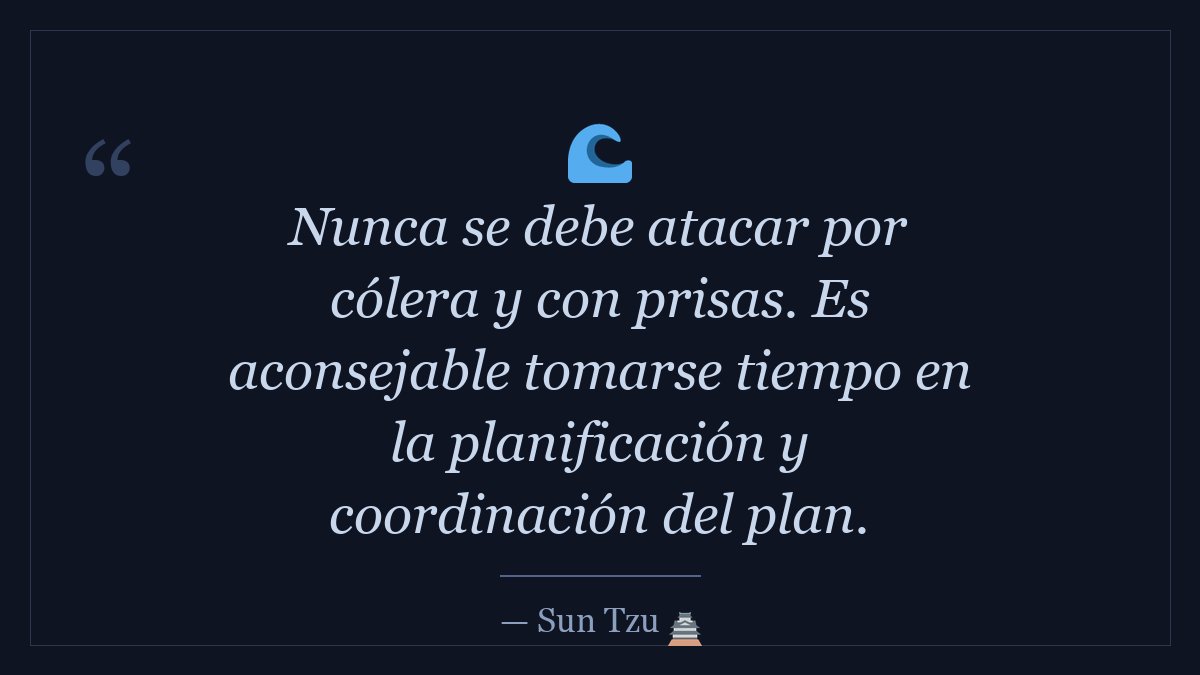 ⚔️ #SunTzu #ArteDeLaGuerra