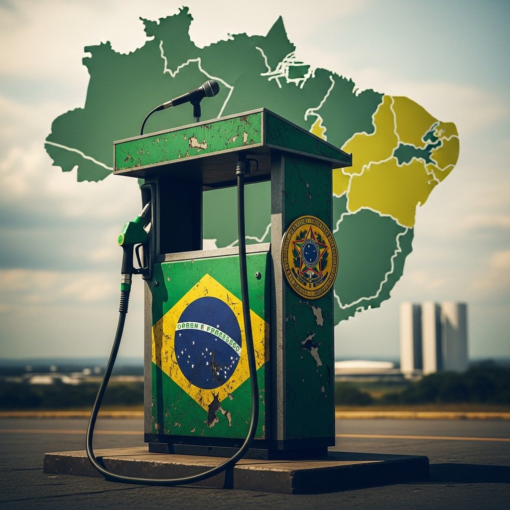 SucoDoBrasil_'s tweet image. Alckmin anunciou adesão de 26 estados ao subsídio do diesel importado. Tradução oficial: o combustível continua caro, mas agora com carimbo federativo. Quando a solução vira PowerPoint com repasse, o tanque entende na hora. ⛽ #Brasil #Política #Diesel