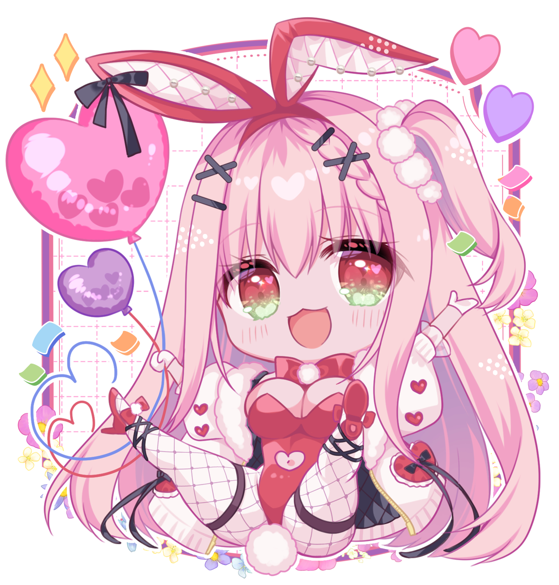 幼なじみのみはるバニー🐰💞
「どこ見てるの？…顔じゃないよね？❤」