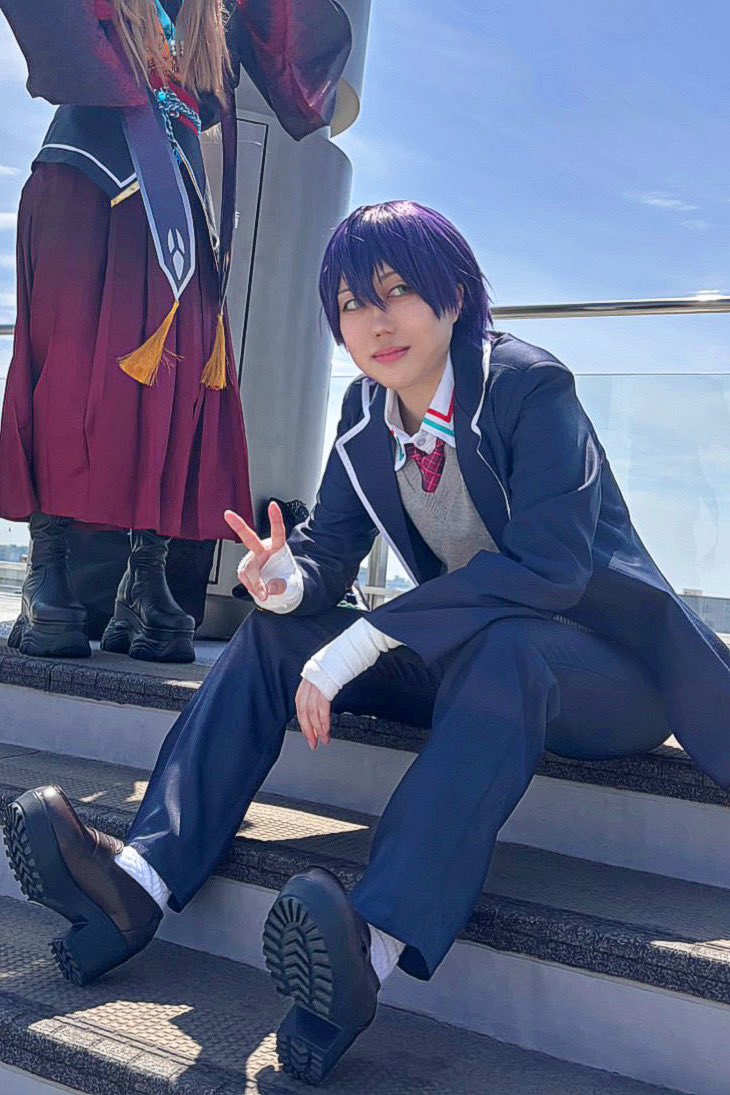にじそ楽しかった〜！！！⚔️
🦊✌🏻と一緒でした

#にじそうさく11 
#にじそコス