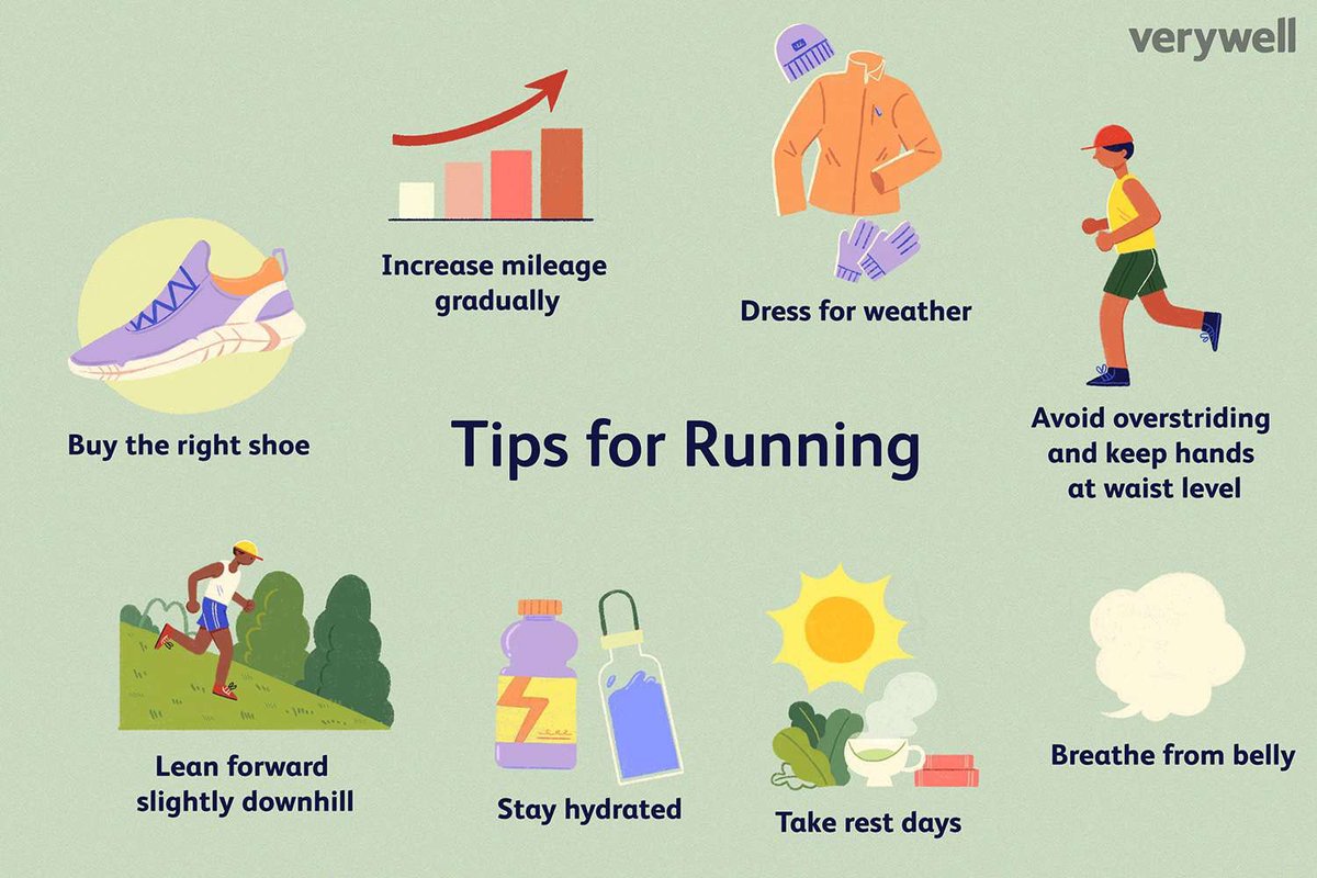 legsonroad's tweet image. Tips for Running – Practical advice including buying the right shoes, gradual mileage increase, hydration, rest days, breathing, and more.
#running ##runners @tatamarathon @hydrunners
