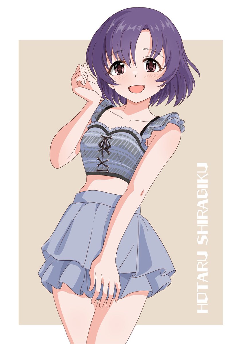 今日は白菊ほたるちゃんを描いてみました
お誕生日おめでとうございます！