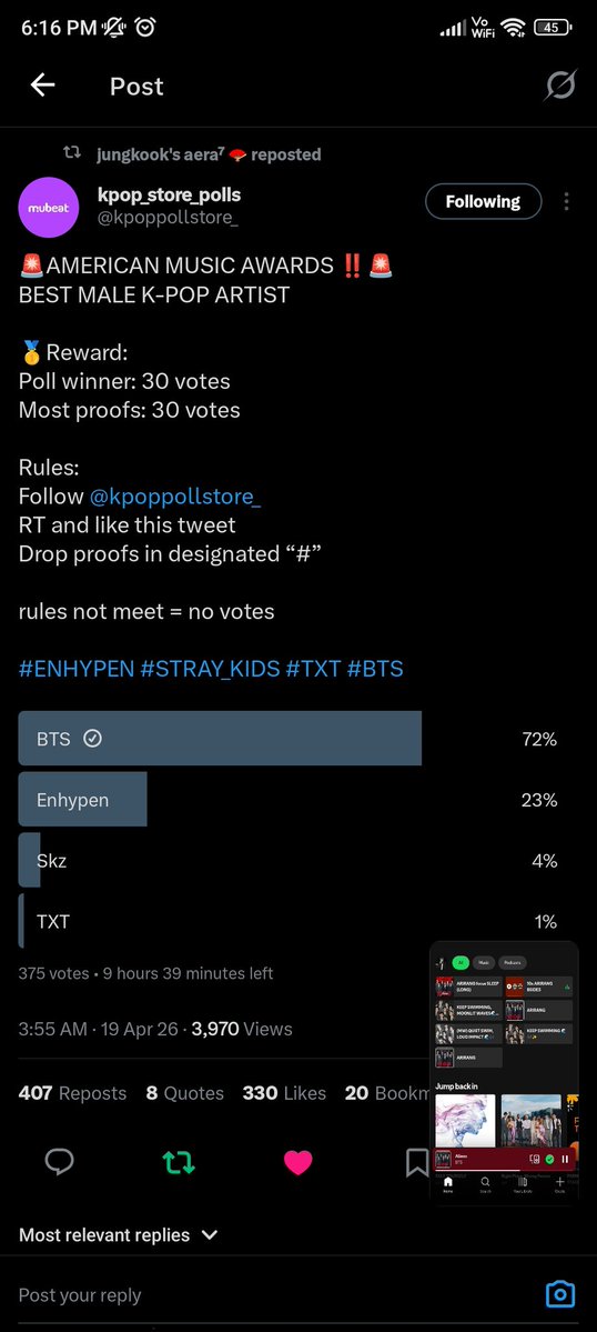 hixvkj's tweet image. for #BTS