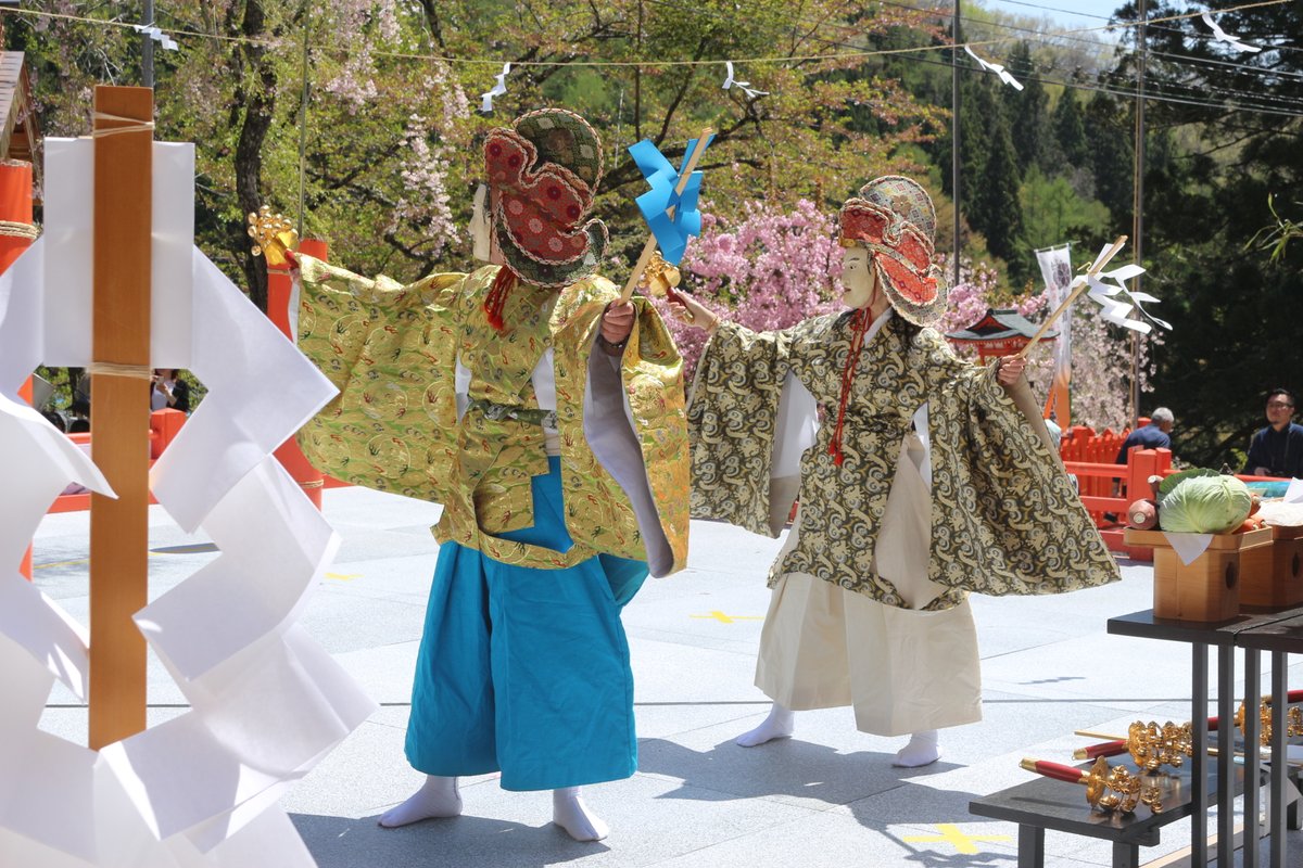 令和8年春季例大祭 二日目】 本日も晴天に恵まれました！御神木「鬱金