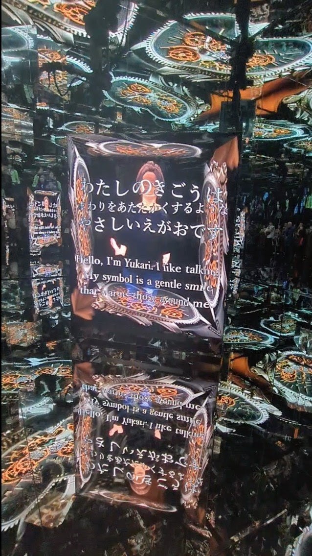 uk_ariy's tweet image. １年前の今日が初万博、null²浸りの日
朝イチにインスタレーションみて、続けて当時のDialog(解説版)みて、夜に２ヶ月前予約枠で入館。自分のMirroredBodyが会話してるの見て、人が見てる私と私は同じじゃないと腑に落ちて、改めて他人の目や反応を気にするのはムダだと思えたのが楽しかったな
#null2