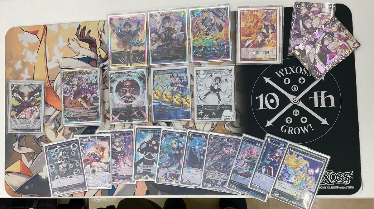 cardstadium_ns's tweet photo. 本日18：30から開催しました
#ウィクロス
『WIXOSS PARTY(ディーヴァセレクション)』
は参加者2名で行われました。

勝者は、カイリさんです。
おめでとうございます🎉

デッキ名：『原子まほまほ』
一言 : 『同じタイプのスタンド使いが相手でした』 https://t.co/VDZniJRtQT