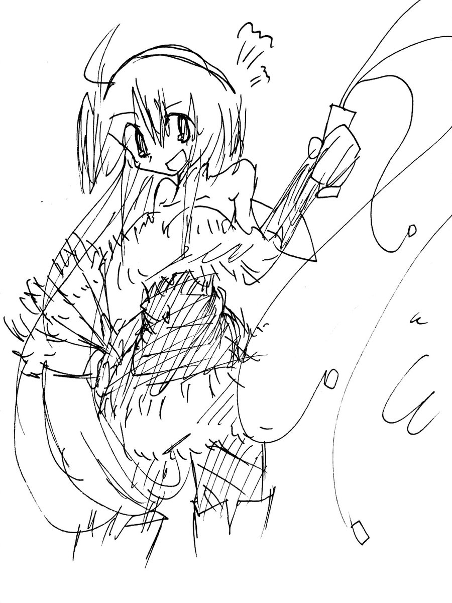 マリーお嬢様描こうとしたけど結局落書きで幡紫竜の黒マリーお嬢様。
色々と足りてないパーツありますが許して
 #西方project