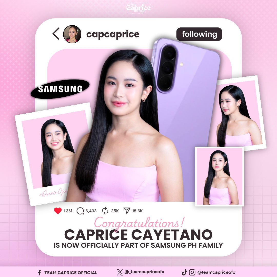 TEAM CAPRICE OFFICIAL tweet media