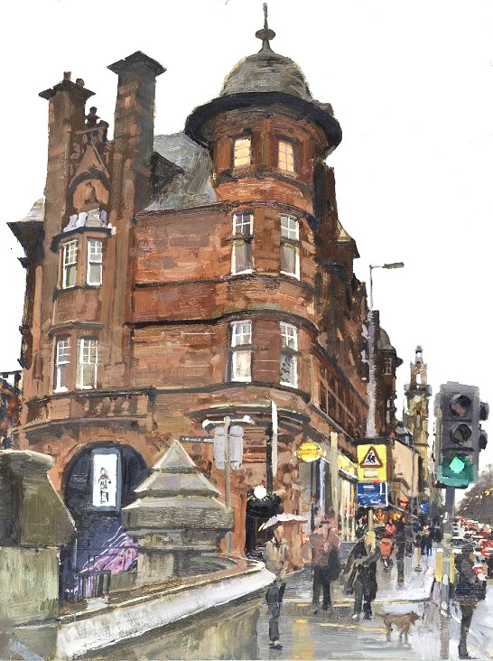 oakroyd's tweet image. Caledonian Mansions, Kelvinbridge, #Glasgow.
🎨 Peter Brown