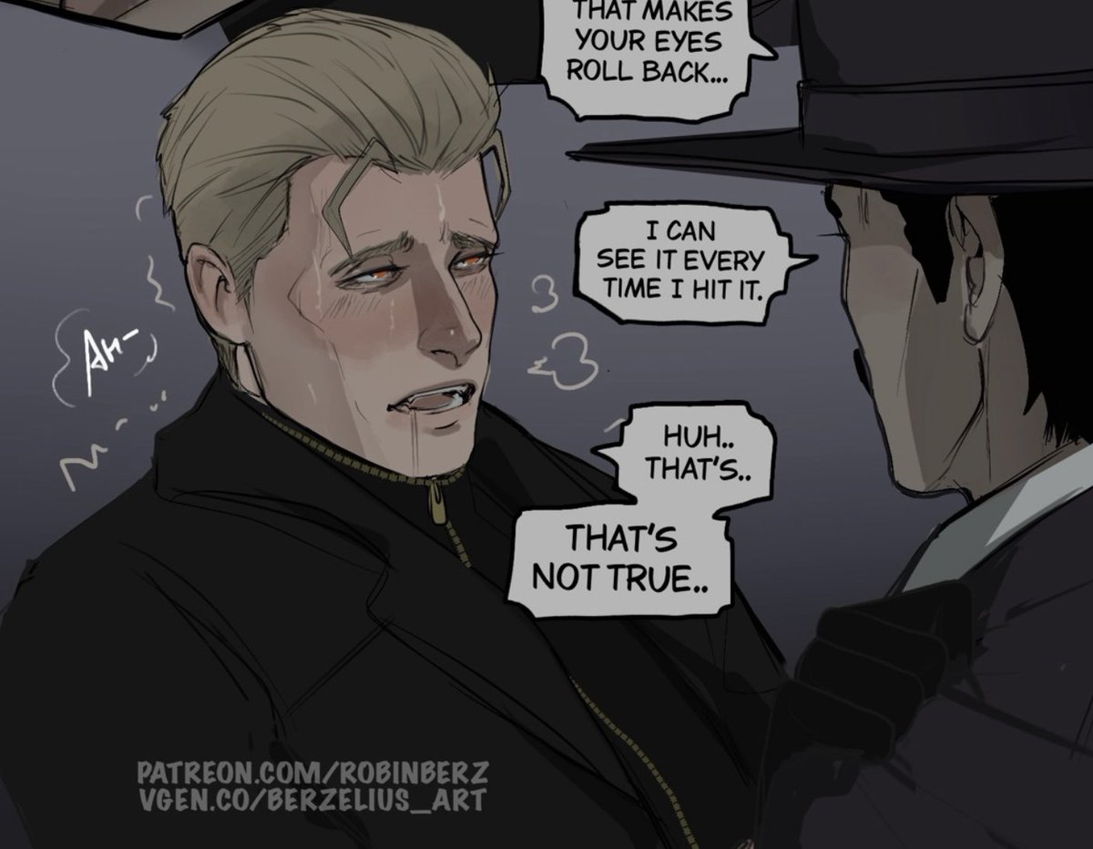 ))) the Deathslinger gives a massage to his friend Wesker