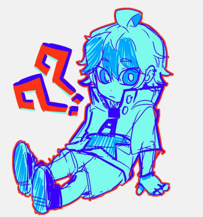 straight up doodling it