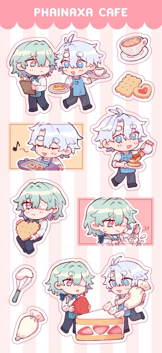 mikoratte's tweet photo. My sticker sheet for our phnx rally!! 
#phainaxa https://t.co/iEF0HvIGdp