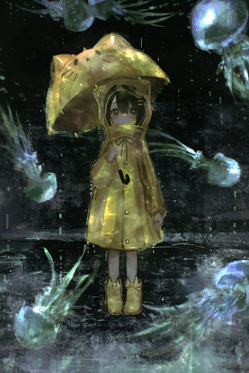 水母雨 #oc