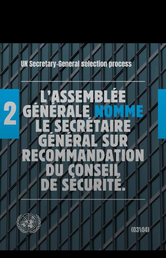 junior_yeo17205's tweet image. 🌍 Comment est nommé le Secrétaire général de l’ONU ?

Contrairement à une élection directe, le Secrétaire général des Nations Unies est choisi à travers un processus diplomatique précis :

#ONU #UnitedNations #Diplomatie #International #Gouvernance 🌍