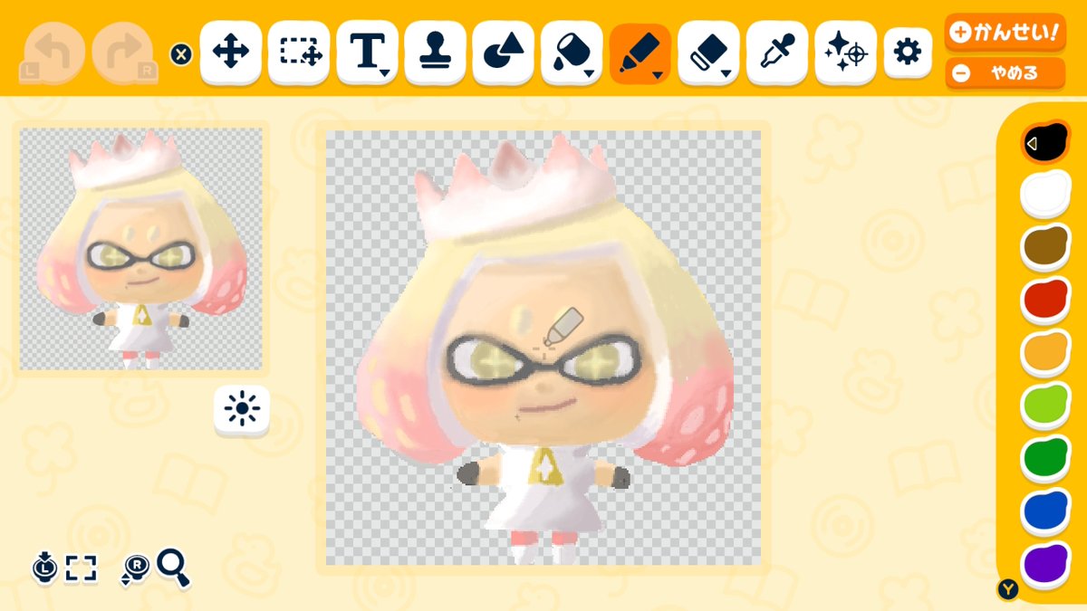 ゲームがしたいようって言いながら絵を描いてる・・・