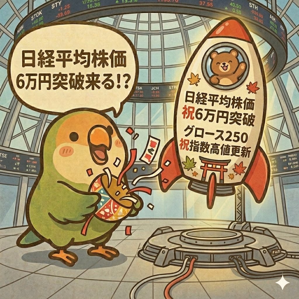明日こそ日経平均株価6万円突破来る！？