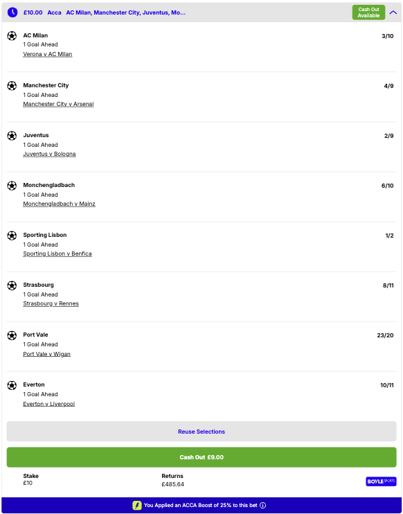 Footy Accumulators tweet media