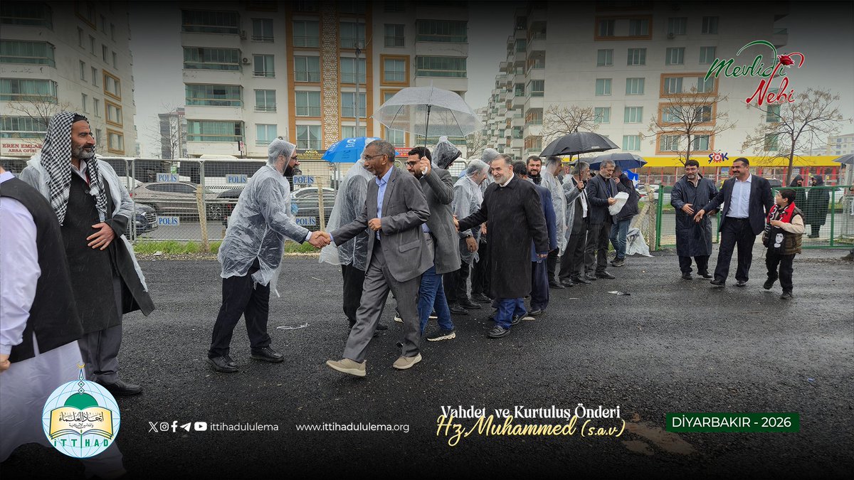 ittihadululema's tweet photo. Mevlid-i Nebi programına katılmak üzere Filistin, Afganistan, Irak Kürdistanı, Suriye, Sudan, Mısır ve Bangladeş’ten gelen misafirlerimiz program alanına vardı.
#MevlidiNebi https://t.co/NKOJPqOQ0f