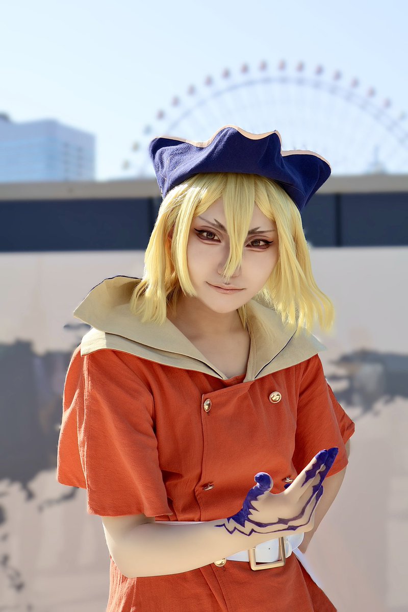 cosplay Dr.STONE 🐉
 ︎︎
 ︎︎
 ︎︎ ︎︎ ︎︎ ︎︎世界一欲張りな男
 ︎︎
 ︎︎
 #アコスタ横浜