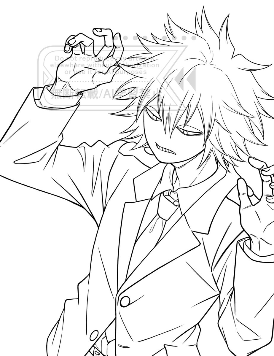 個人的に一番鬼門な表紙進捗…。🍄ちゃん描くと七割くらい見えなくなる⬛️くん